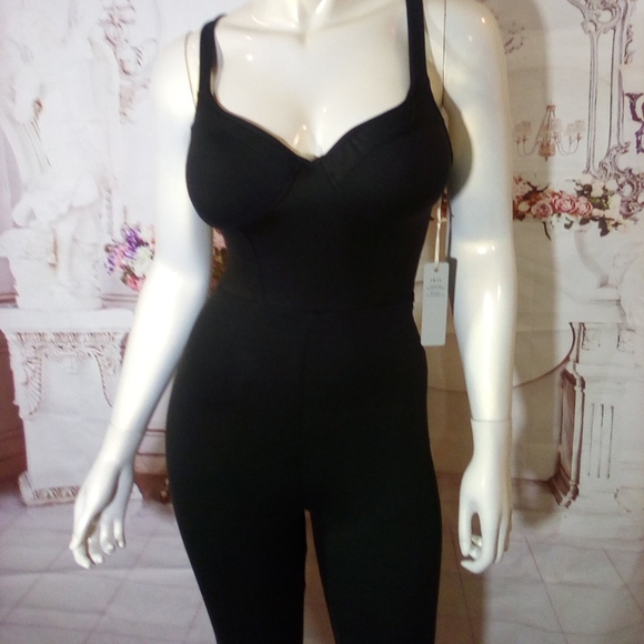 New - Iris - Jumpsuit -Sexy Bodycon Style - Picture 4 of 6